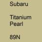 Preview: Subaru, Titanium Pearl, 89N.